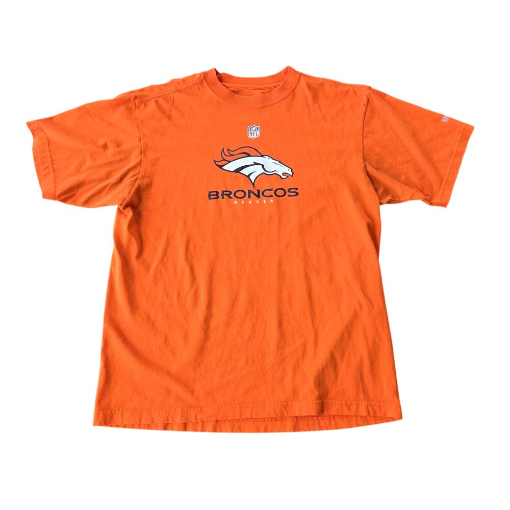 Reebok Bronco's NFL Football Short Sleeve Tee Size M